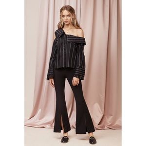 Finders Keepers Tops - Finders Keepers The Label Alps Shirt In Black Finders Keepers Tops - Finders Keepers The Label Alps Shirt In Black